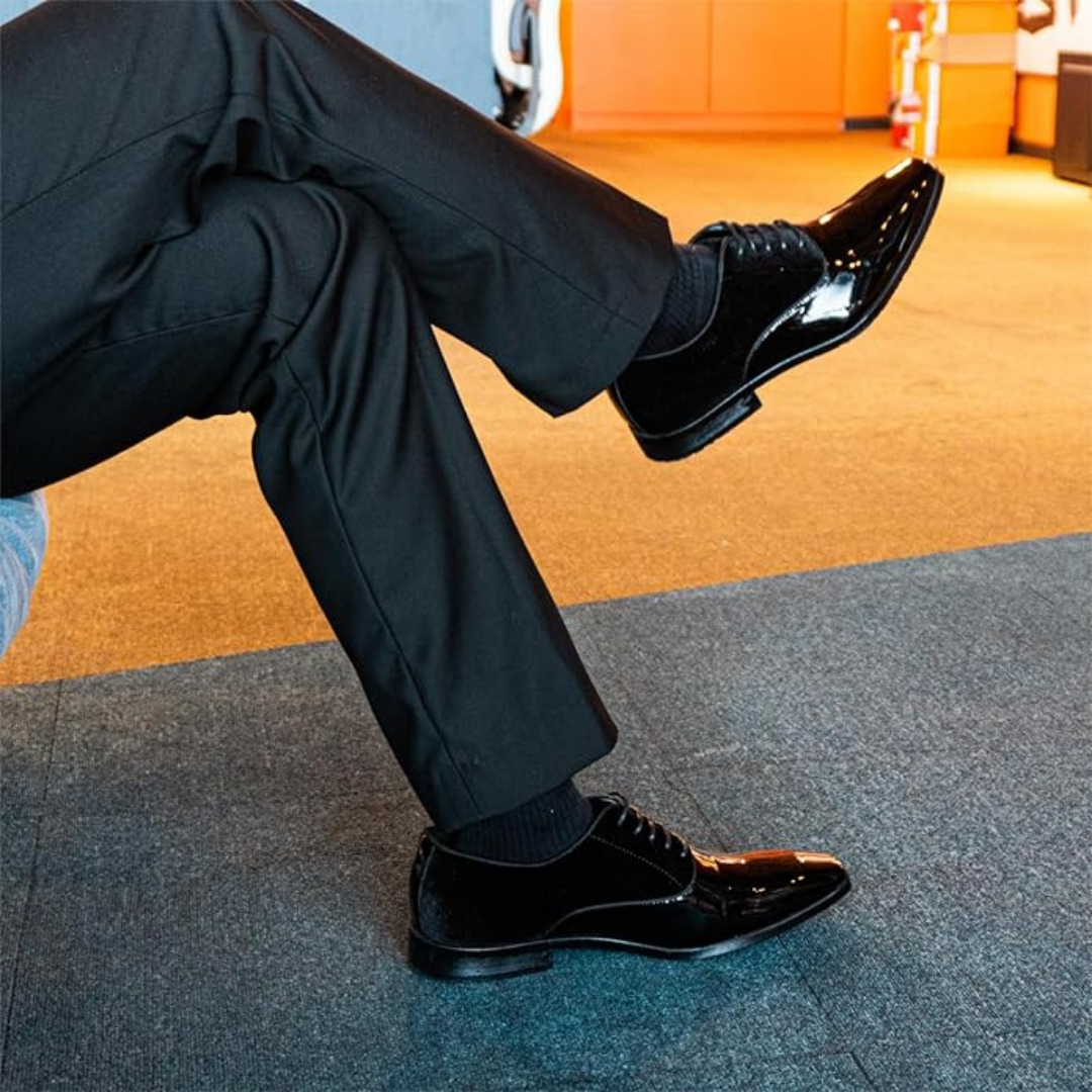 Myralio Derby Verniz Elegance – Clase y Versatilidad en Sintético